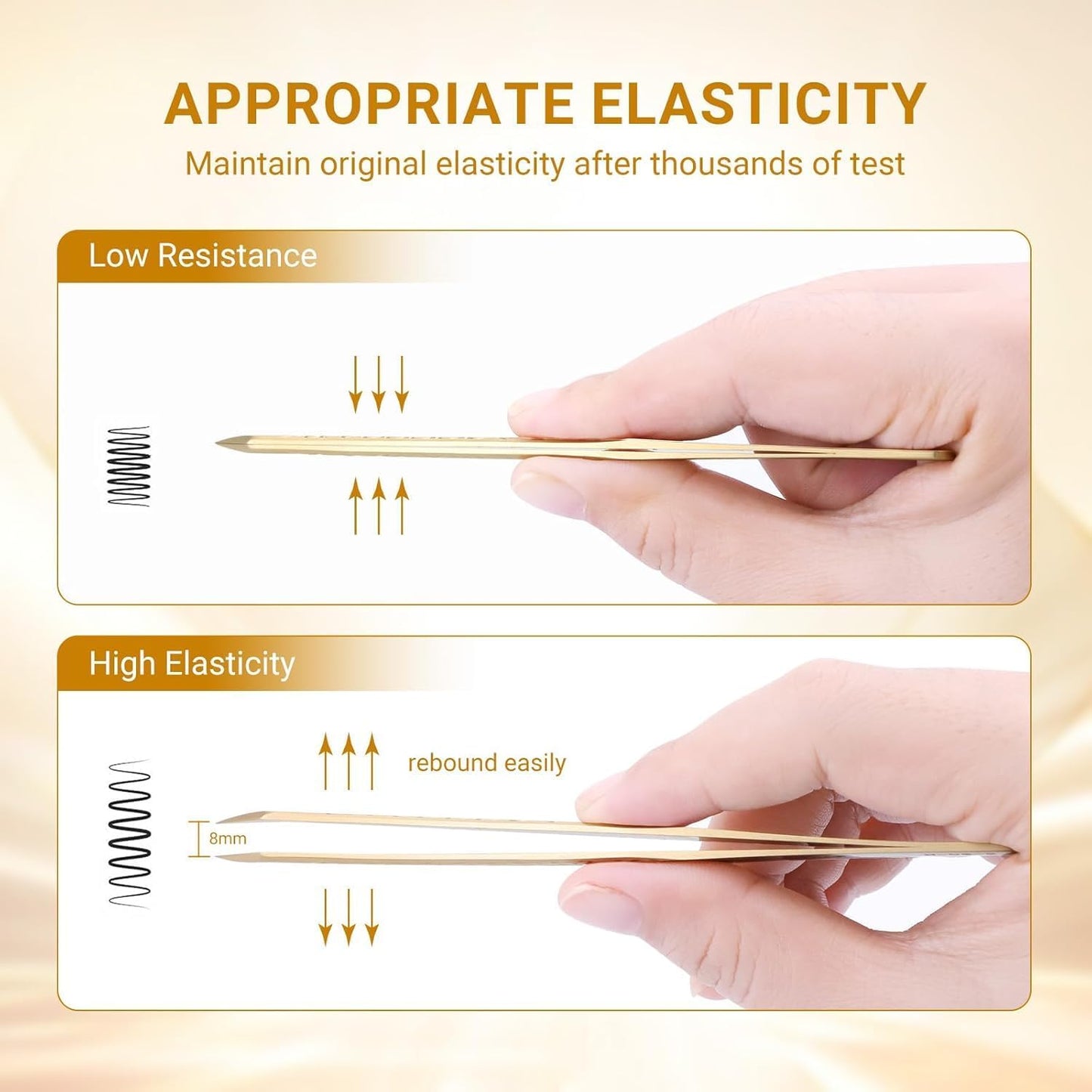 NAGARAKU Precision Fiber Tip Tweezer for Eyelash Extensions Diamond Grip Anti-Static Anti-Slip Premium Stainless Steel Pointed Volume Eyelashes Tweezers with Box -85 Degree Long Tip Tweezer AG-12