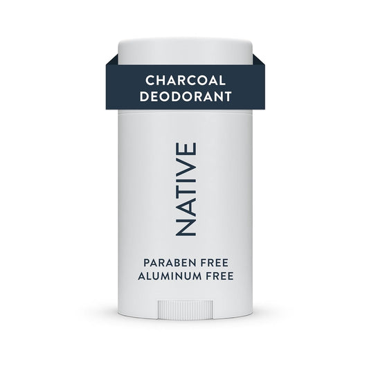Native Deodorant | Natural Deodorant for Men, Aluminum Free with Baking Soda, Probiotics, Coconut Oil and Shea Butter | Charcoal