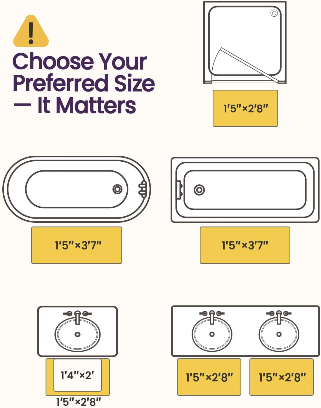 DEXI Bathroom Mat Ultra Thin, Non Slip Bath Rug for Shower Floor, Absorbent Quick Dry Marble Bathmats Low Profile, 17x43, Blue