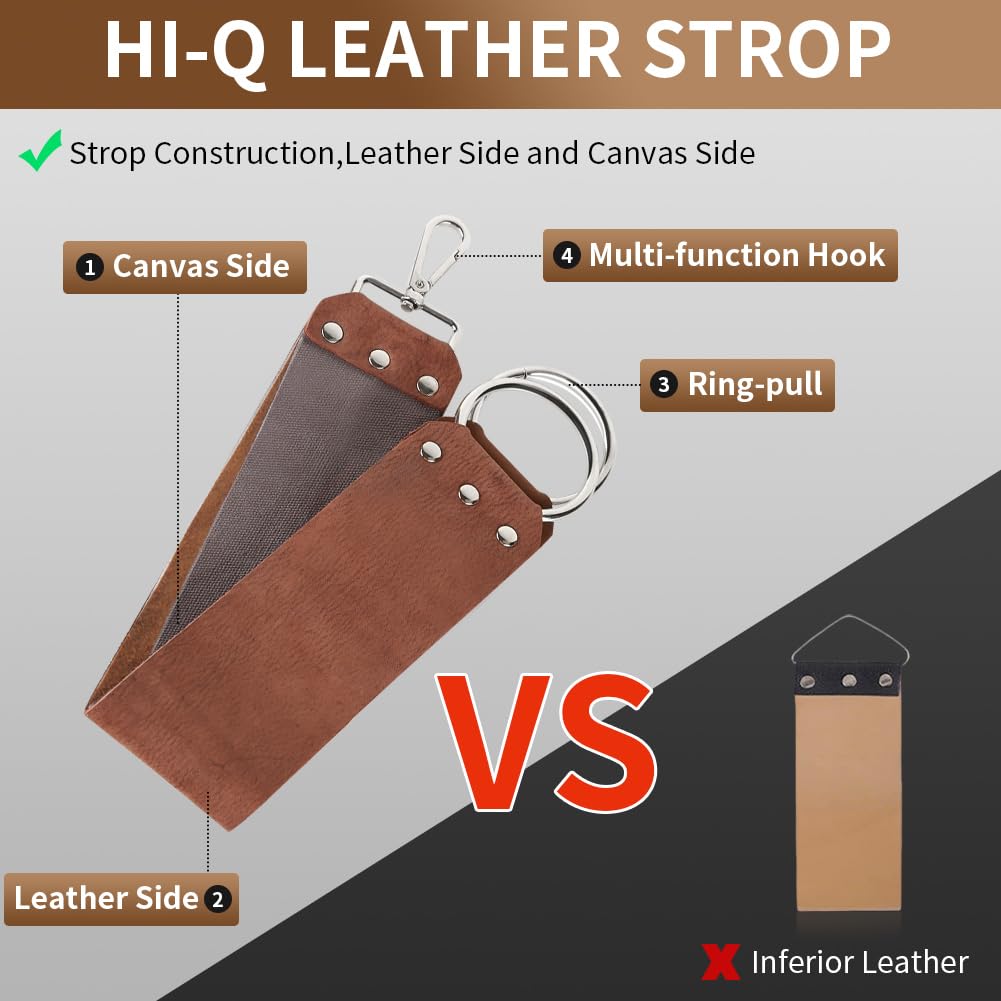 Straight Razor Kit Wooden Handle Shave Ready for Men Barber,Straight Edge Razor Professional Carbon Steel Sharp Shaver with Shaving Strop Brush Shaving Cream for Men Home &Grooming Using