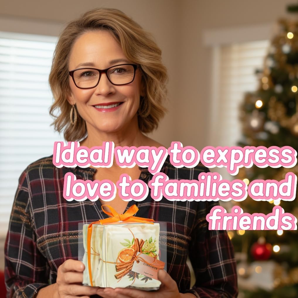 AUCUDA Easter Cinnamon Scented Sachet Bags for Drawers and Closets Decorations, Potpourri Packets for Women Clothes Storage, Spring Wedding Fragrance Pillow, Bedroom Indoor Fresheners.