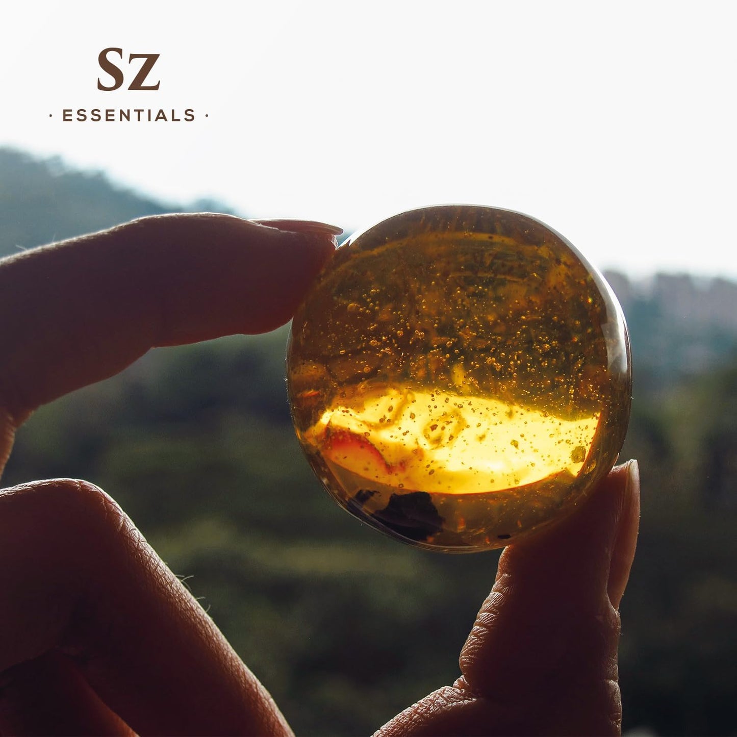 Amber 100% Pure, Essential Undiluted Oil - Extracted from Amber Resin - Rich & Floral Scent, with Smoky Overtones - Therapeutic Grade & Vegan - 0.17oz (5ml)