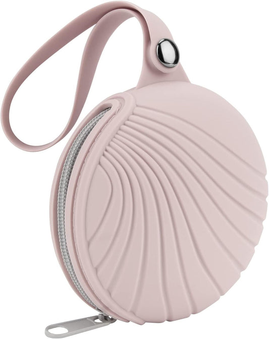 Desing Wish Menstrual Cups Case Storage Bag Travel Period Cup Carrying Pouch Washable Leak-proof Silicone Bag for Menstrual Cup, Tampons, Keys and Other Small Items (Pink)