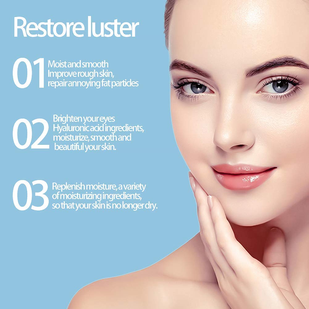 Under Eye Patches,30 pairs Hyaluronic Acid Anti-Aging Under Eye Mask, Collagen Under Eye Gel Pads for Dark Circles, Wrinkles, Fine Line, Puffiness (Blue)