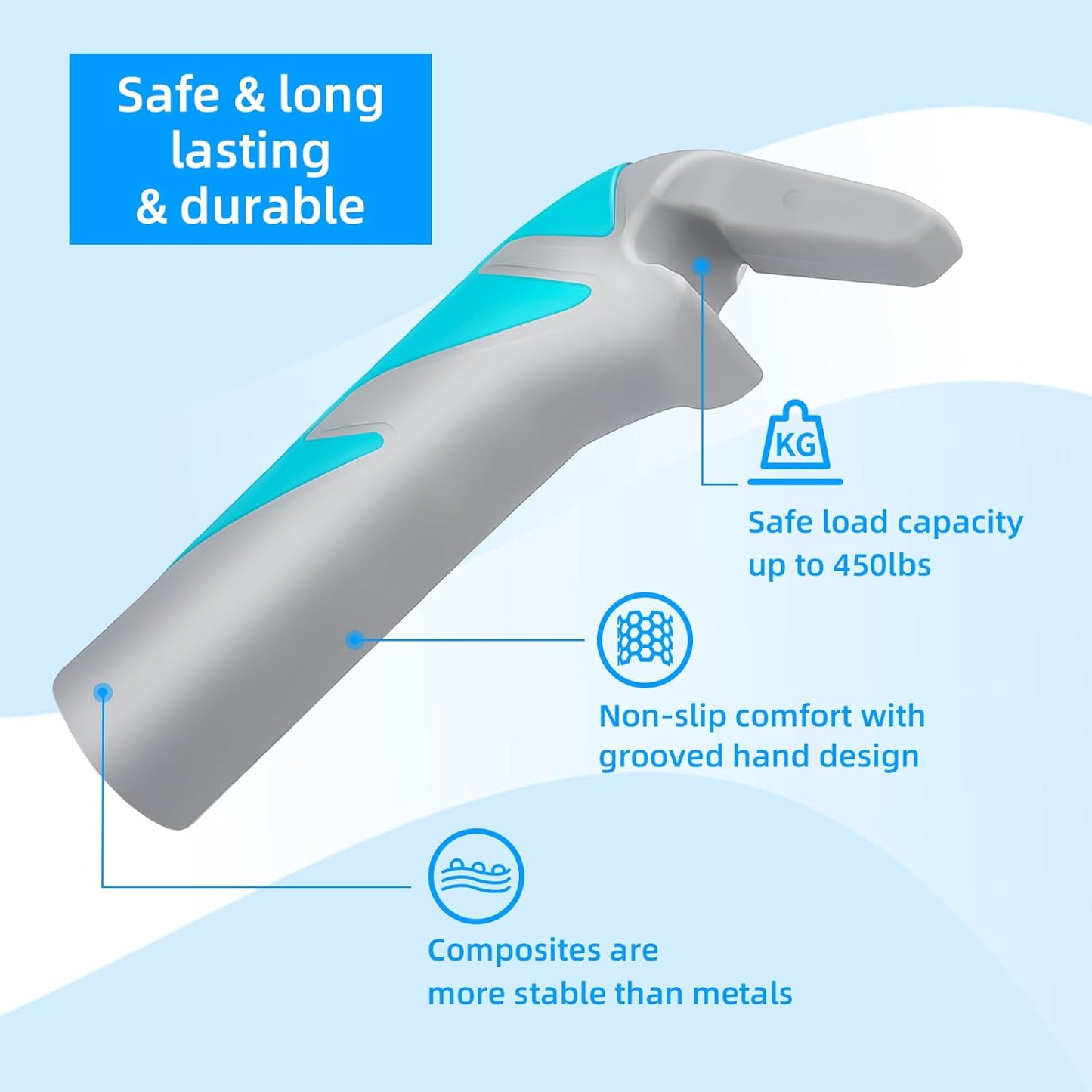 Car Handle Assist for Elderly Car Door Handle: Car Grab Handles - Standing Mobility Safety Tip to Help Get Out - Car Support Handle Portable Bar for Elderly & Seniors & Handicap - 2Pack