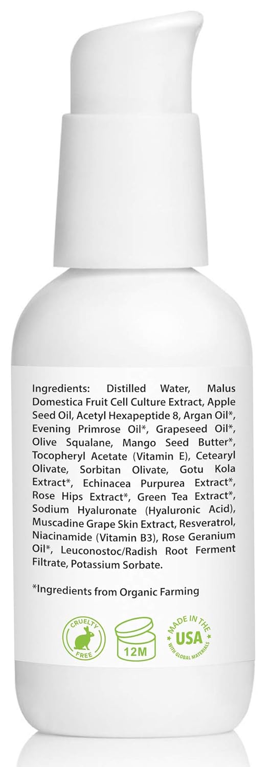 Amara Beauty Anti Aging Face Cream Moisturizer with Resveratrol & Peptides, 2 fl. oz.