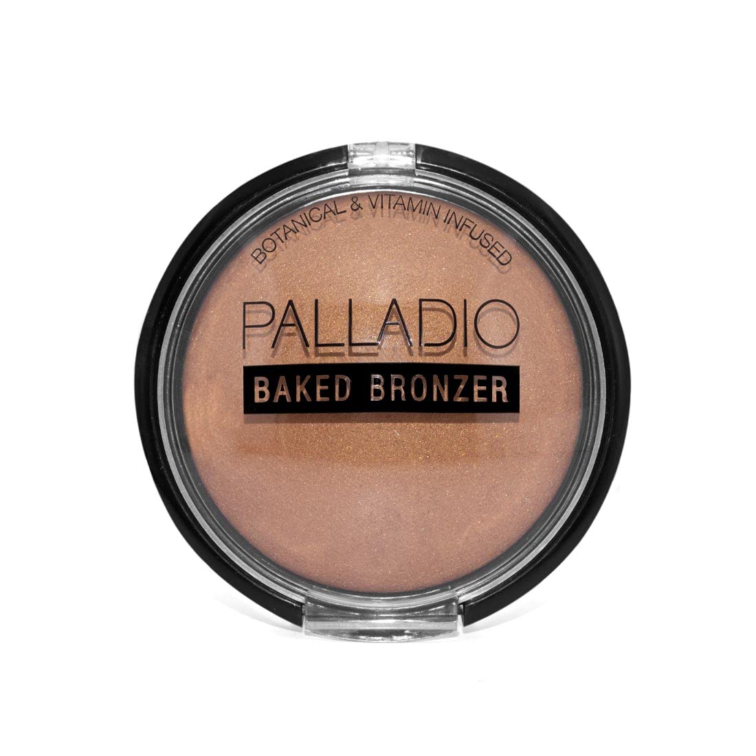 Palladio Baked Bronzer, Highly Pigmented and Easy to Blend, Shimmery Bronzed Glow, Use Dry or Wet, Lasts all day long, Provides Rich Tanning Color Finish, Powder Compact, Caribbean Tan