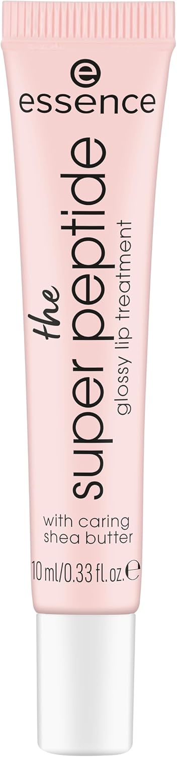 essence | The Super Peptide Glossy Lip Treatment | Hydrating, Nourishing and Non-Sticky | Vegan, Gluten Free and Cruelty Free (01 | Peptacular!)