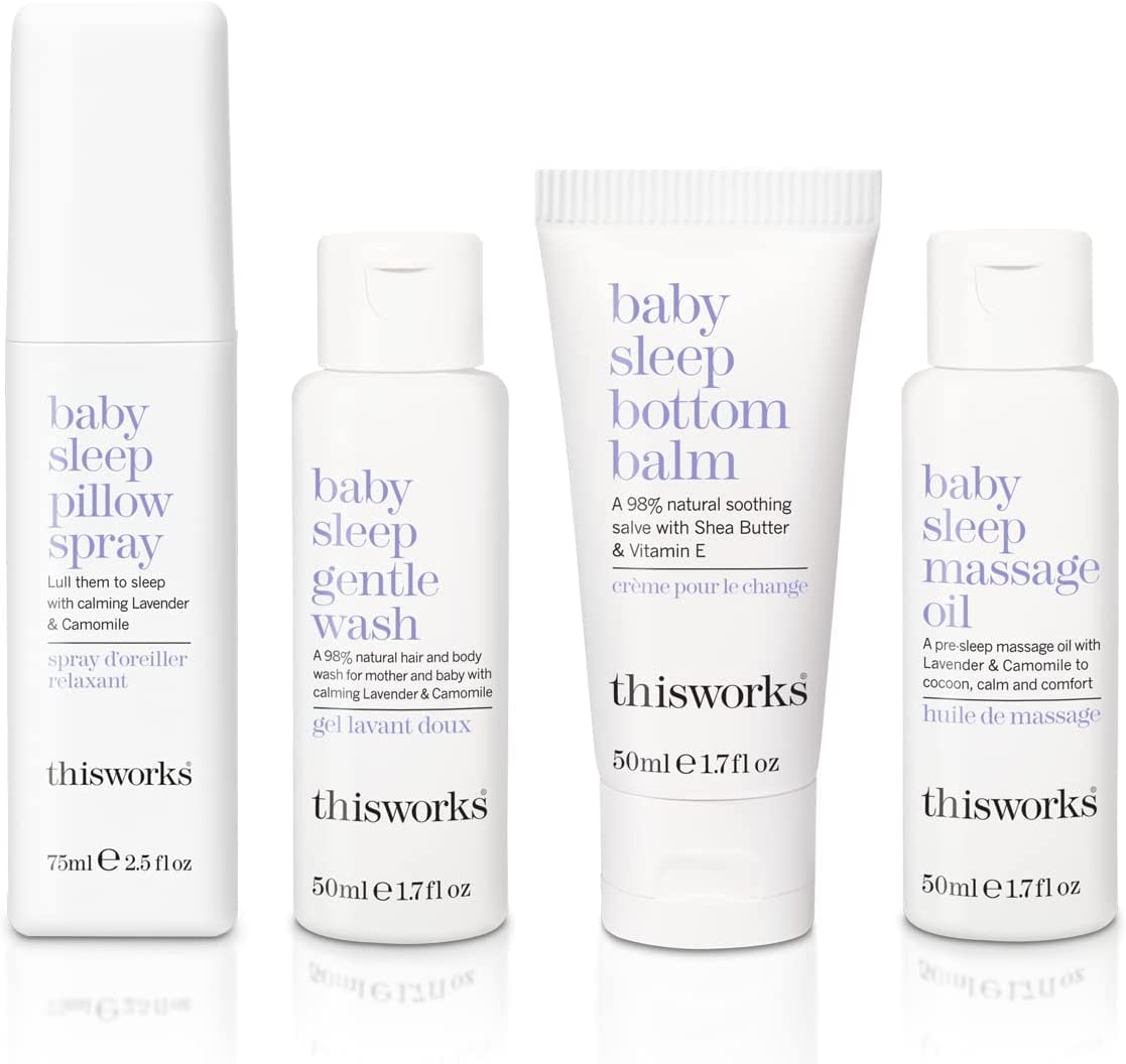 thisworks Baby Sleep Bedtime Ritual Gift Set, A Natural Sleep Range for Babies and Children, 1 Set
