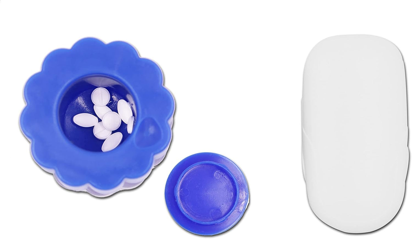 KMINA - Pill Cutter and Crusher Combo (Pack), Small or Large Pills, Grinders for Tablets