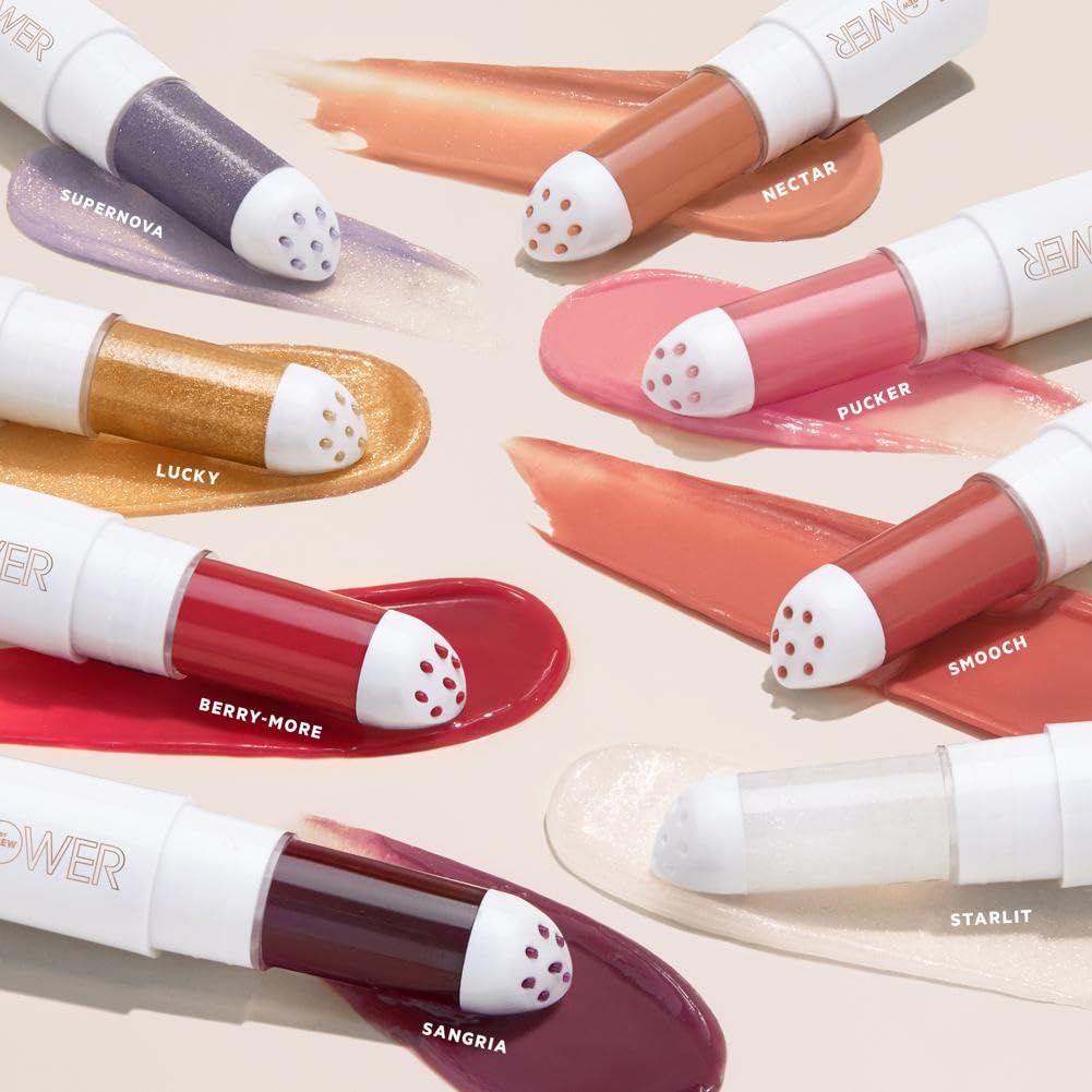 FLOWER Beauty By Drew Barrymore Perfect Pout Hydrating Lip Mask - Soothes + Softens Lips + Natural-Looking Tint - Recovery Lip Treatment + Moisturizes + Hydrates Lips - Scented - Cruelty-Free + Vegan ( Smooch)