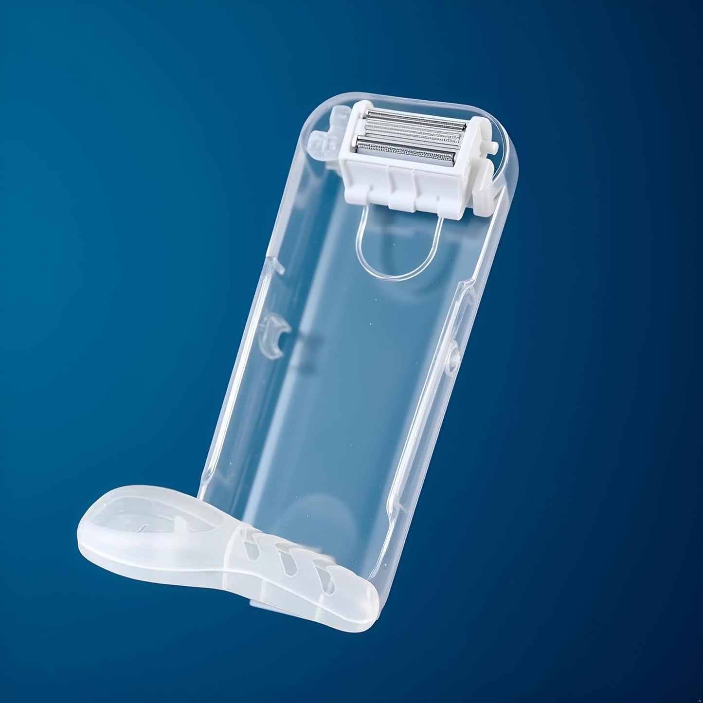 Transparent Portable Travel Men Manual Razor Protector Plastic Box Cover Container Storage Shaver Holder Protector Case Organizer,Electric Shavers, Men's Electric Shaver Accessories