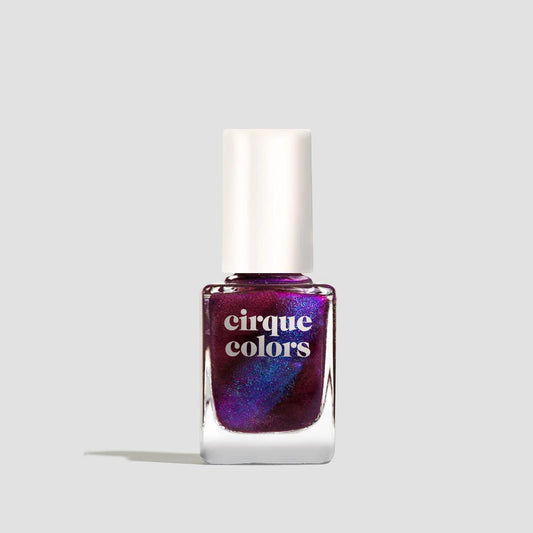 Cirque Colors Paradox - Dark Purple Magnetic Multichrome Nail Polish - 0.37 Fl Oz (11 mL) - Vegan & Cruelty-Free