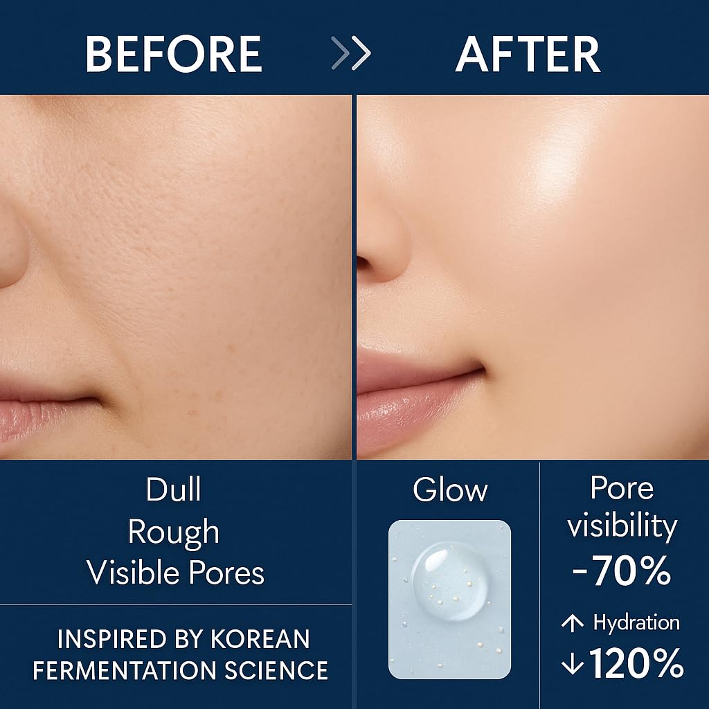 [TRANATA] Rice Punch Peptide Capsule Serum Pore tightening – Korean rice skincare with 80% Rice peptide for Glass Skin Glow Pore tightening Hydration peptide Rice& Lactobacillus for Face