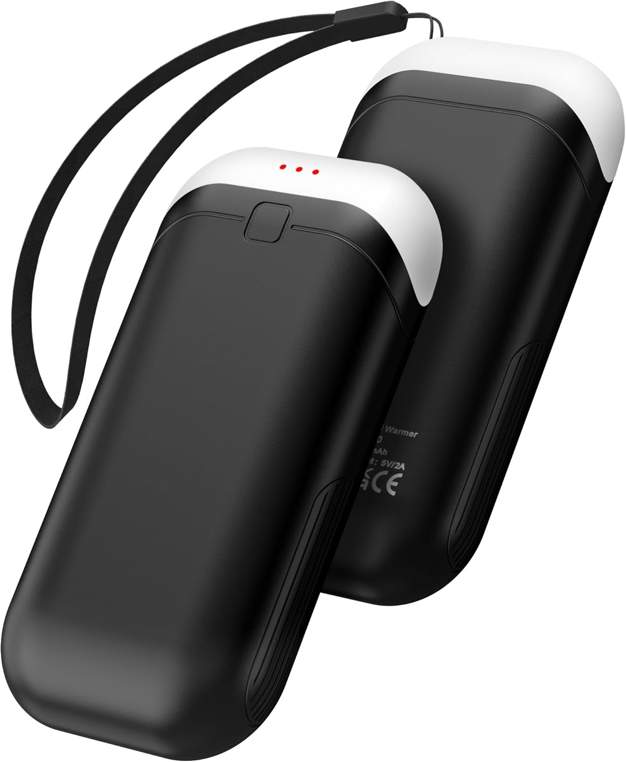 Hand Warmers Rechargeable [Double-Sided Heating] [Equipped with Heat-conducting Silicone][Shockproof] Suitable Skiing for Golf Hunting Hiking Outdoor Camping