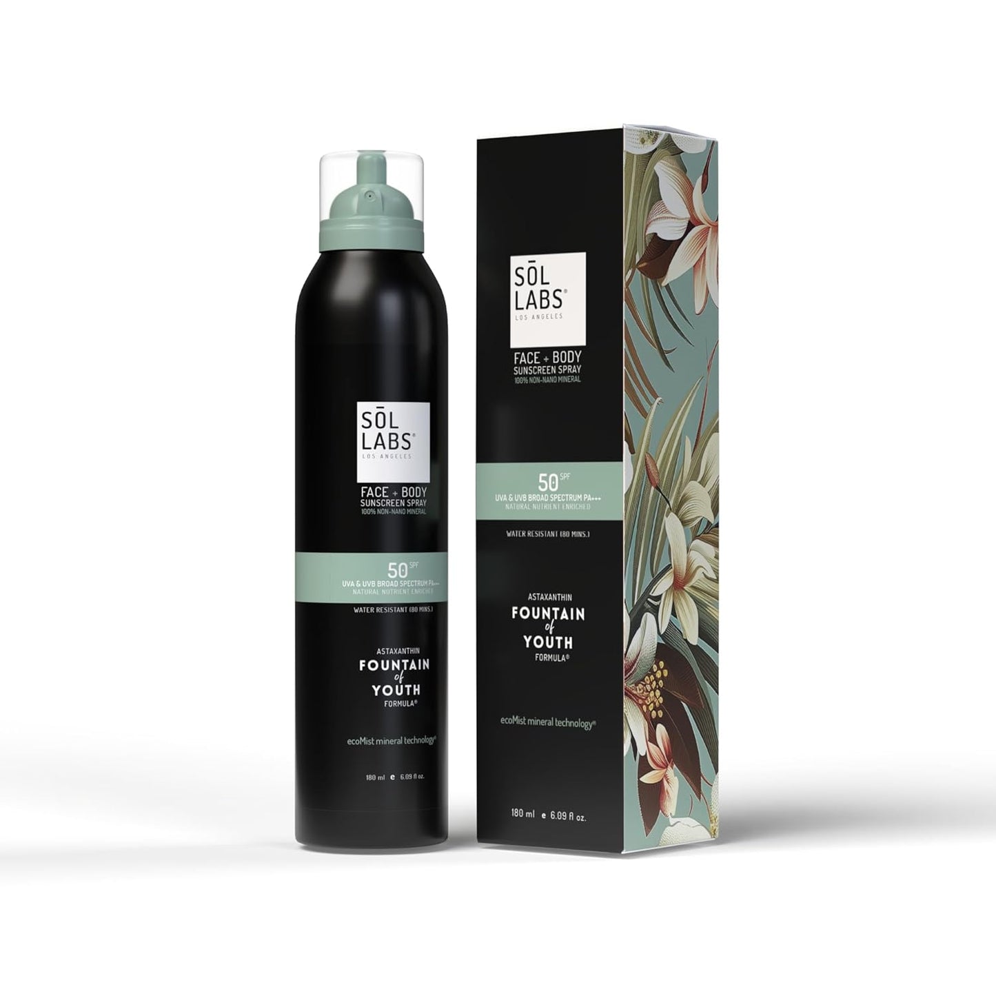 Mineral Sunscreen Spray SPF 50 – Reef Safe Sunscreen Spray, Lightweight Zinc Oxide, Water-Resistant – Korean Skincare, Face & Body Sun Protection