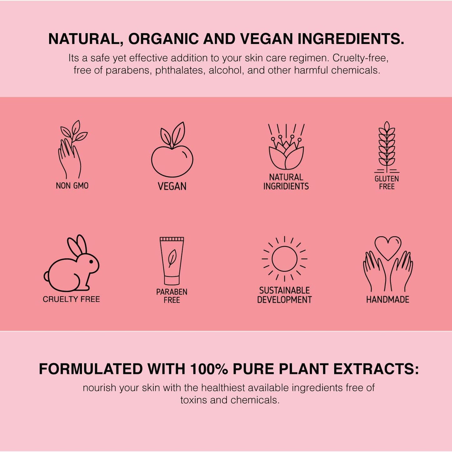 Rose Water Spray for Face & Body Refreshment with Moisturizing Hyaluronic Acid and Hibiscus water | Instant Hydration, Cooling, Calming & Conditioning (8 FL OZ)