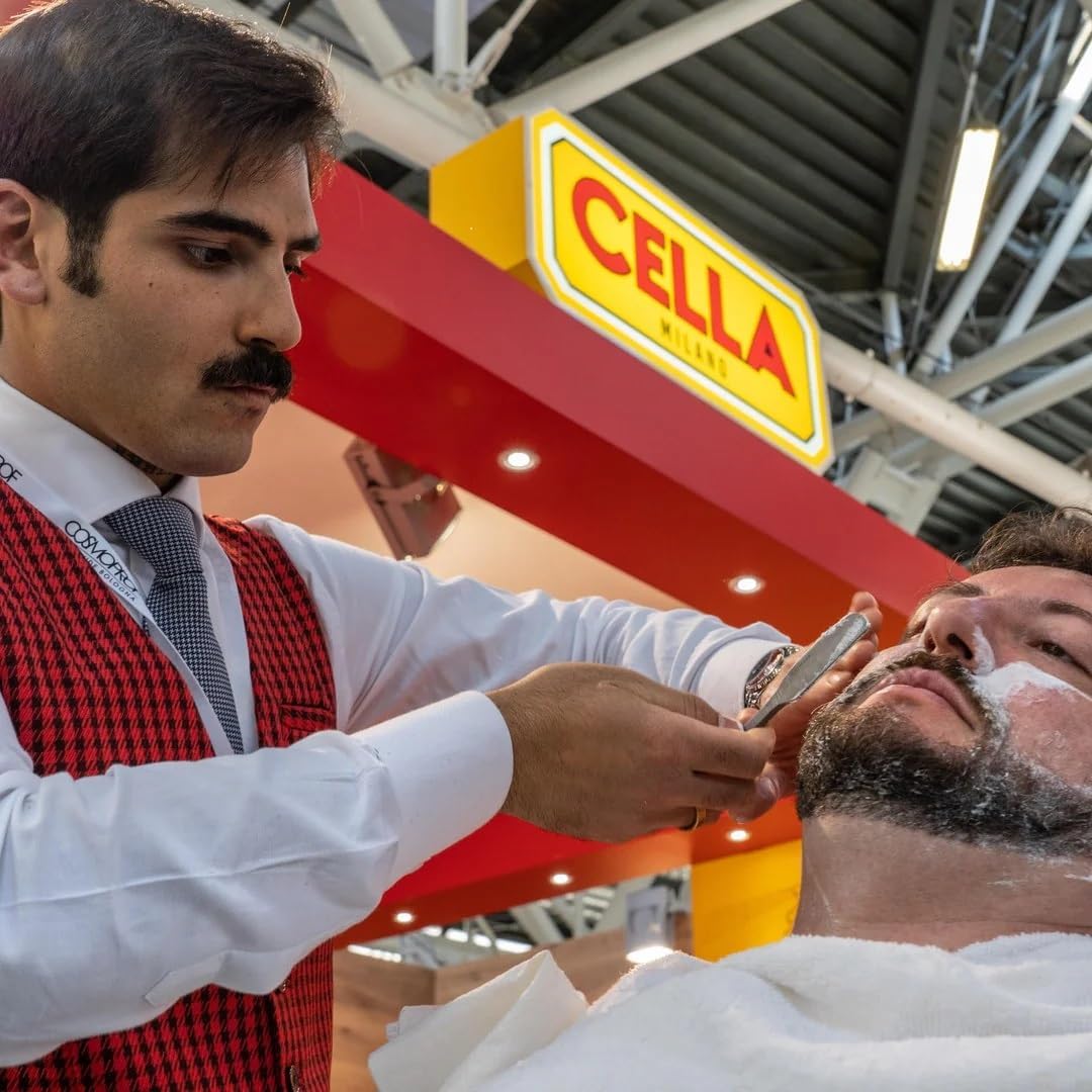 Cella Milano Classic Italian Almond Shaving Cream – Premium Tallow-Based Wet Shave Cream/Soap for Men - Rich Moisturizing Lather - A favorite of European Barbershops for 125 Years (5.2 oz / 150g)