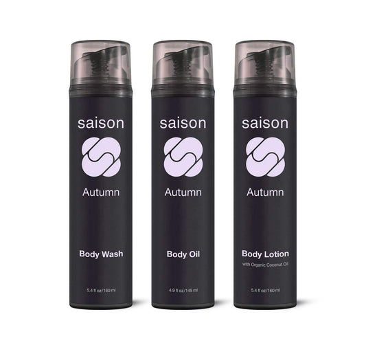 Saison® Autumn Body Collection Gift Set | Organic, Natural, Vegan & Cruelty Free Beauty
