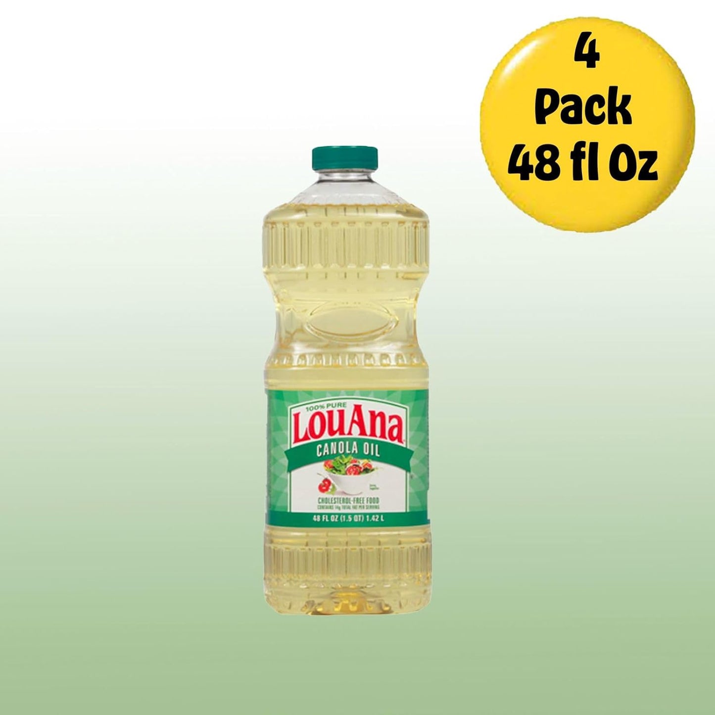 Canola Oil 48 fl oz Plastic Bottles 4 Pack