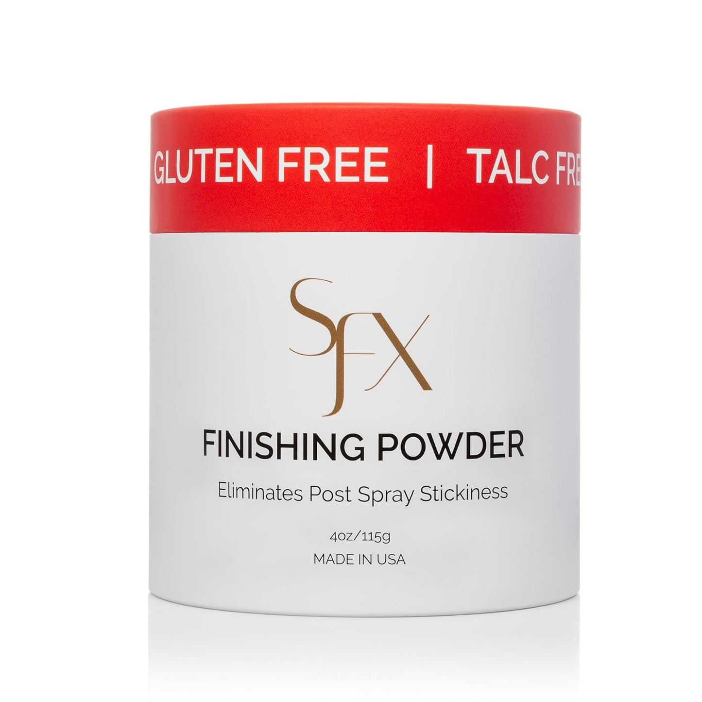 SunFX Post Spray Tan Translucent Finishing Powder | Talc Free | Sunless Tanning Setting Powder | Shimmer Body Bronzing Powder | (Tropical Burst, 4.00 Ounce (Pack of 1)