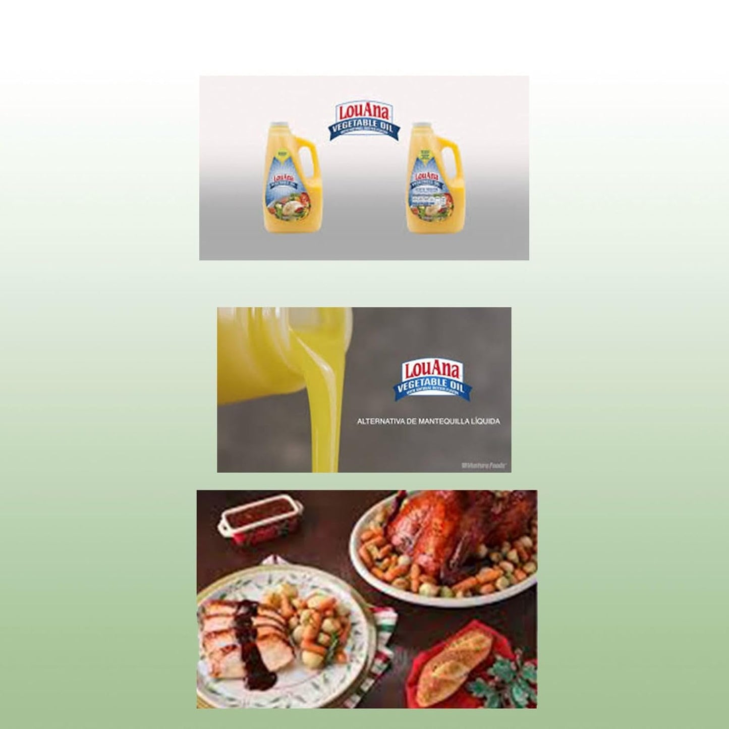 Canola Oil 1 Gallon (128 fl oz) Plastic Bottles 2 Pack