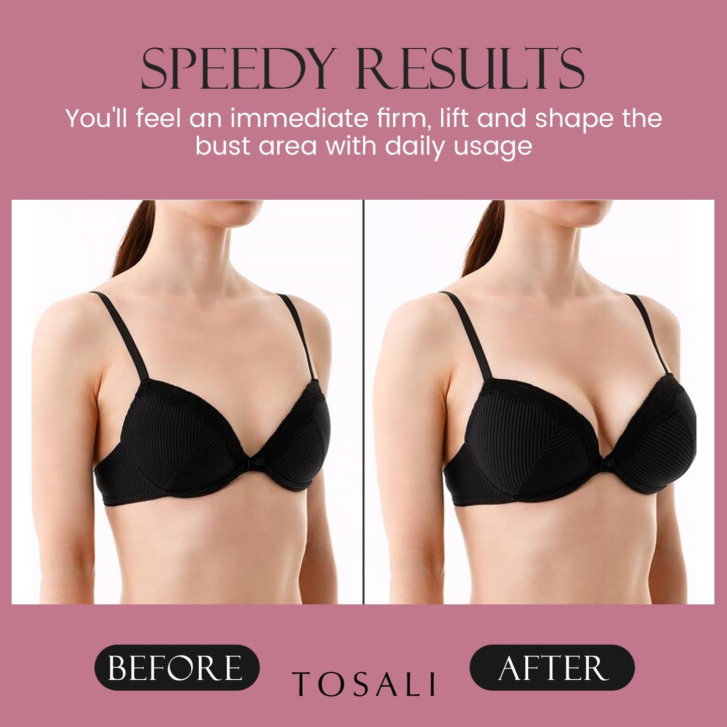 Breast Enhancement Cream 6.8 fl oz - Breast Firming and Lifting Cream with Gotu Kola, Grape Seed Oil & Saw Palmetto, Neck Firming and Skin Tightening Formula for Fuller & Firmer Breasts