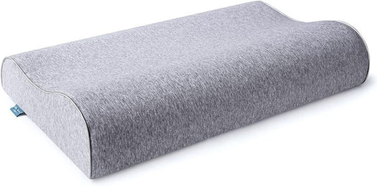 Ergonomic Travel Pillow for Neck and Shoulder Pain Memory Foam Neck Pain Pillow for Camping, Car, Airplane, Road Trips(Travel Size)