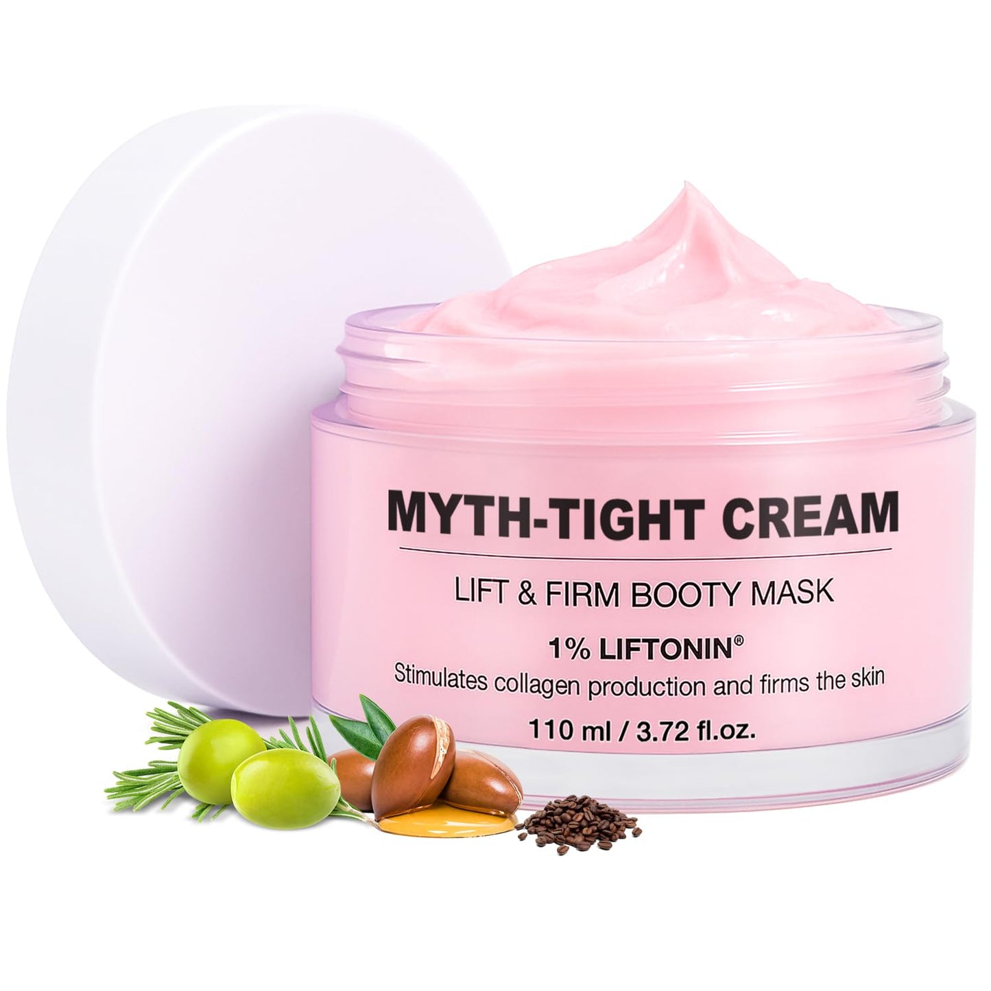 Cellulite Cream, Butt Firming and Lifting Cream - Reduce Cellulite Appearance | Reduce Loose & Stretch Mark Skin Tightening Cream for Body Booty, Legs & Belly Enhances Curves 3.72 fl.oz