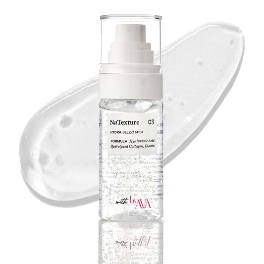 Jelloskin Hydra Jell Face Mist by AVA x NuTexture Hydrating Face Spray with Collagen, Hyaluronic Acid, Vitamin C & E