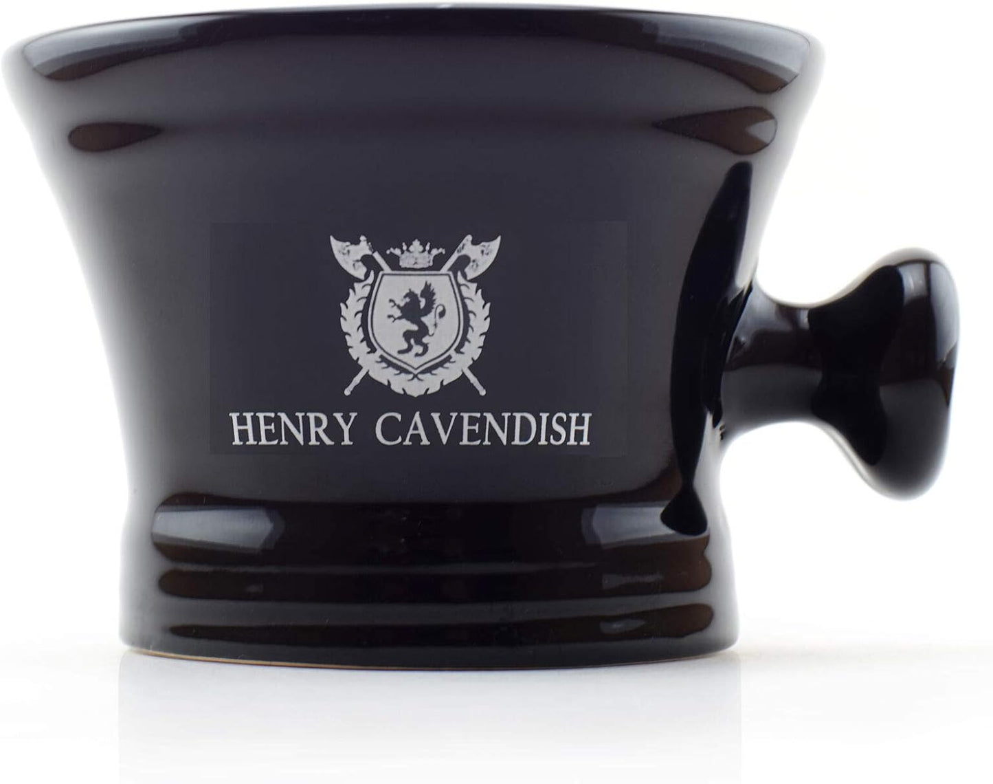 Henry Cavendish Gentleman's Ceramic Shaving Soap Bowl with Handle.