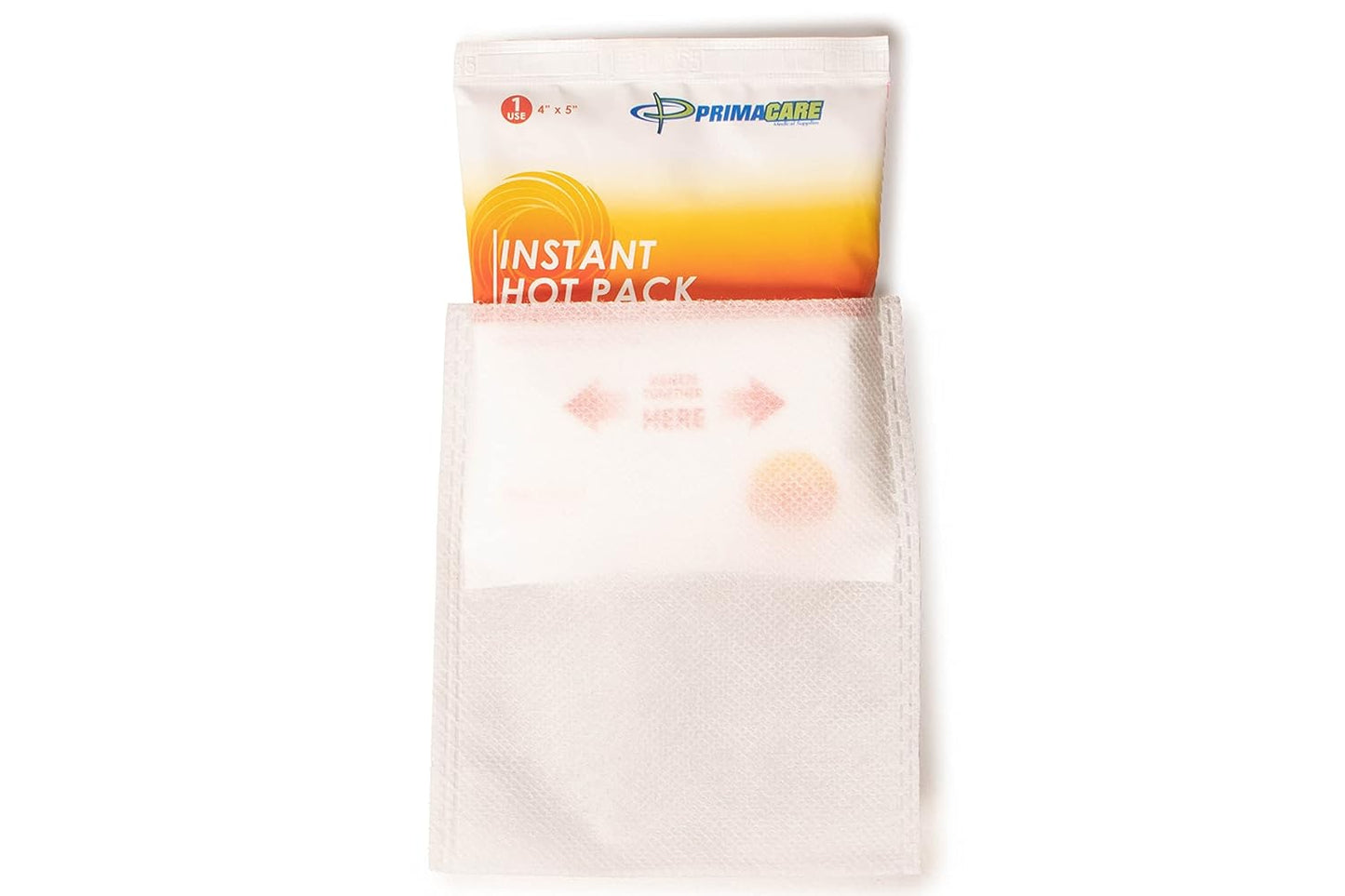 PrimaCare PHP-45 Instant Heat Pack for Emergency Heat Therapy, 4" x 5", Pack of 24