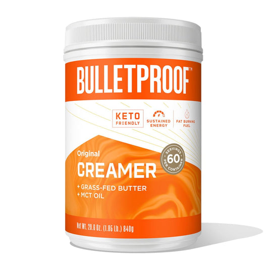Bulletproof Original Creamer, 29.6 Ounces, Keto Coffee Creamer with MCT Oil and Grass-Fed Butter, Value Offering