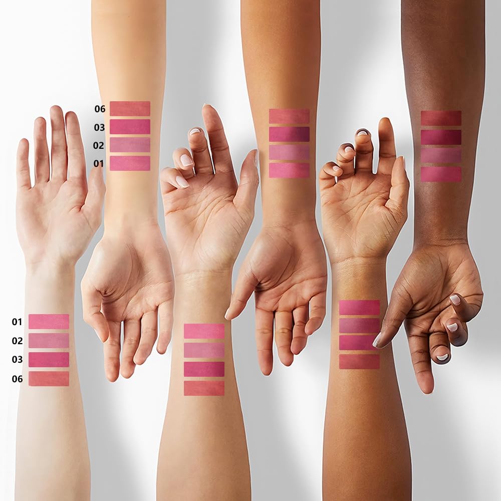 BINGBRUSH Lip Crayons Matte Long Lasting Lipstick Pack Set,Moisture Smooth Lipliner With Built-in Sharpener Ultimate Lip Crayon for Makeup- Waterproof Velvet Lipgloss Lip Stain (03#Purple Beige)