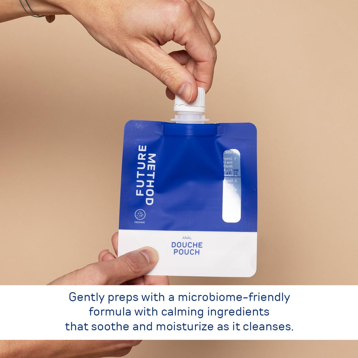 Anal Douche Kit 200ml - Disposable Intimate Wash - All-in-1 Anal Cleaner with Isotonic and Iso-Osmolar Solution - Hydrating and Calming Gentle Care for Safe and Confident Play, (Pack of 5)