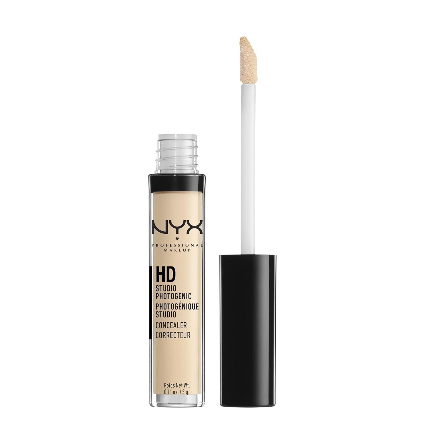 NYX PROFESSIONAL MAKEUP Makeup Setting Spray - Dewy Finish, Long-Lasting Vegan Formula (Packaging May Vary) & HD Studio Photogenic Concealer Wand, Medium Coverage - Alabaster