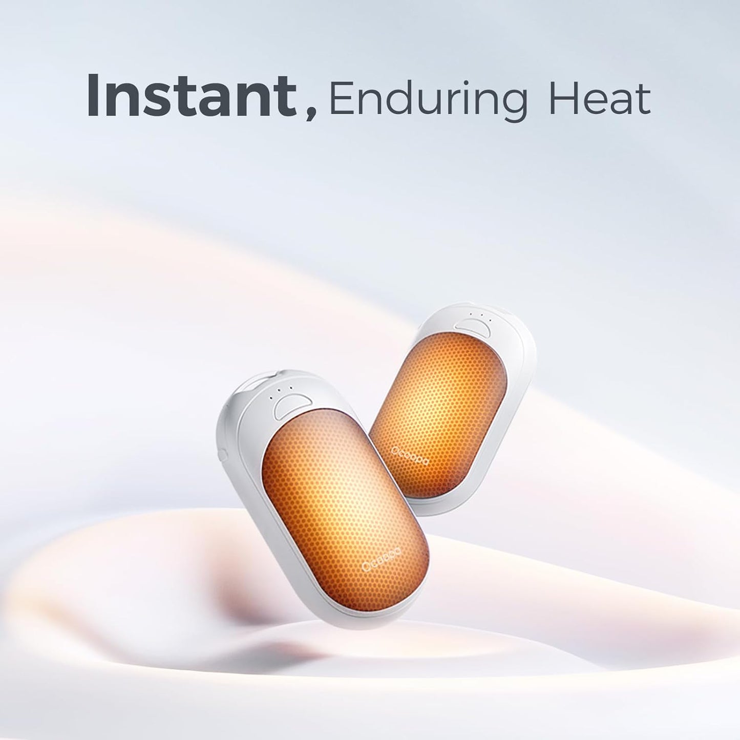 OCOOPA Magnetic Rechargeable Hand Warmers 2 Pack, Ultrathin Electric Handwarmers, Portable Pocket-Sized Heater, for Men, Women Purse Must Haves, Union UT3 Lite