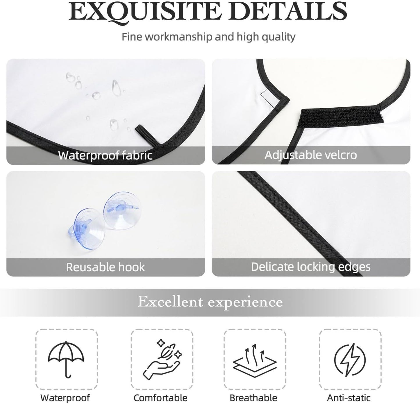 Beard Trimming Hair Catcher, Cartoon Koala Bear Strawberry Flower Leaf Light Pink Shave Bib, Non-Stick Bib Apron Waterproof, Shaving Tool for Men for Husband Father’s Day