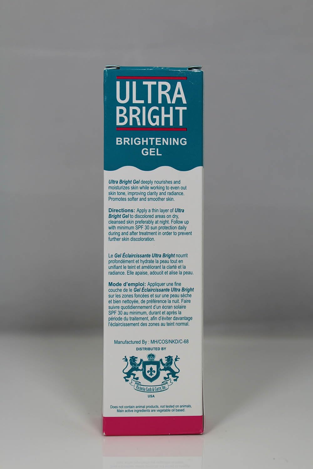 ULTRA BRIGHT Brightening Gel - 1 fl oz/ 30g - with Nourishing Properties