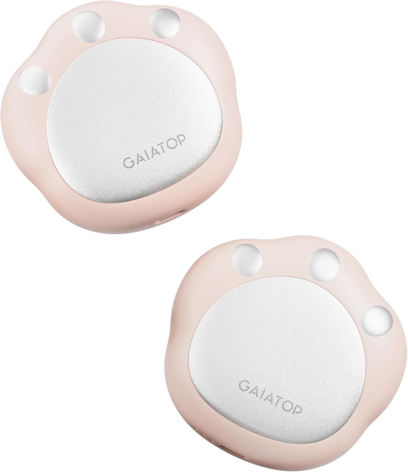 Gaiatop Hand Warmers Rechargeable, 2 Pack Cute Cat Paw Design 3 Levels Magnetic Electric Pocket Heater, Reusable Portable Hot Hands Gifts for Women Men Cat Lover