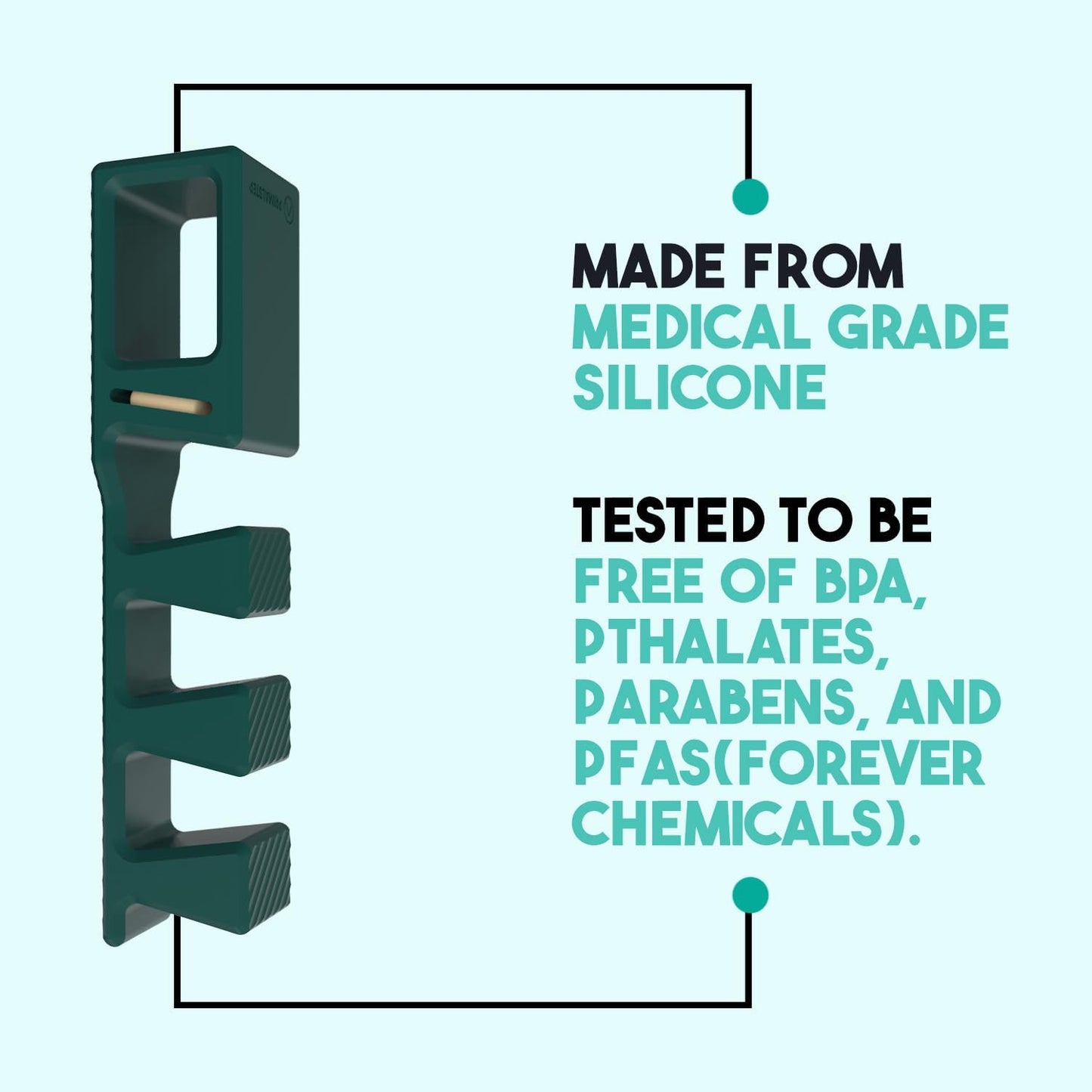 APEX Adjustable Toe Separators - Over 50% Thicker & More Durable - Doctor Recommended - Stretches to Fit - 4 Pack Adjustable Bundle (1 Pair Size S/M & 1 Pair Size Large) (Green)