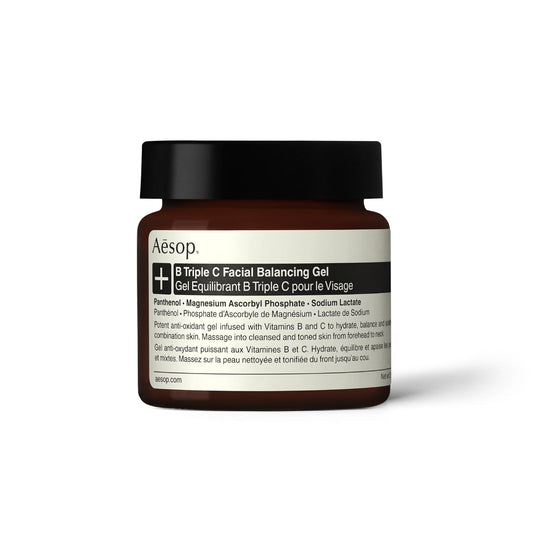 Aesop B Triple C Facial Balancing Gel | Anti-Oxidant Gel Infused With Vitamin B And Vitamin C | Replenish, Soften, Balance Skin | 2.1 oz / 60mL