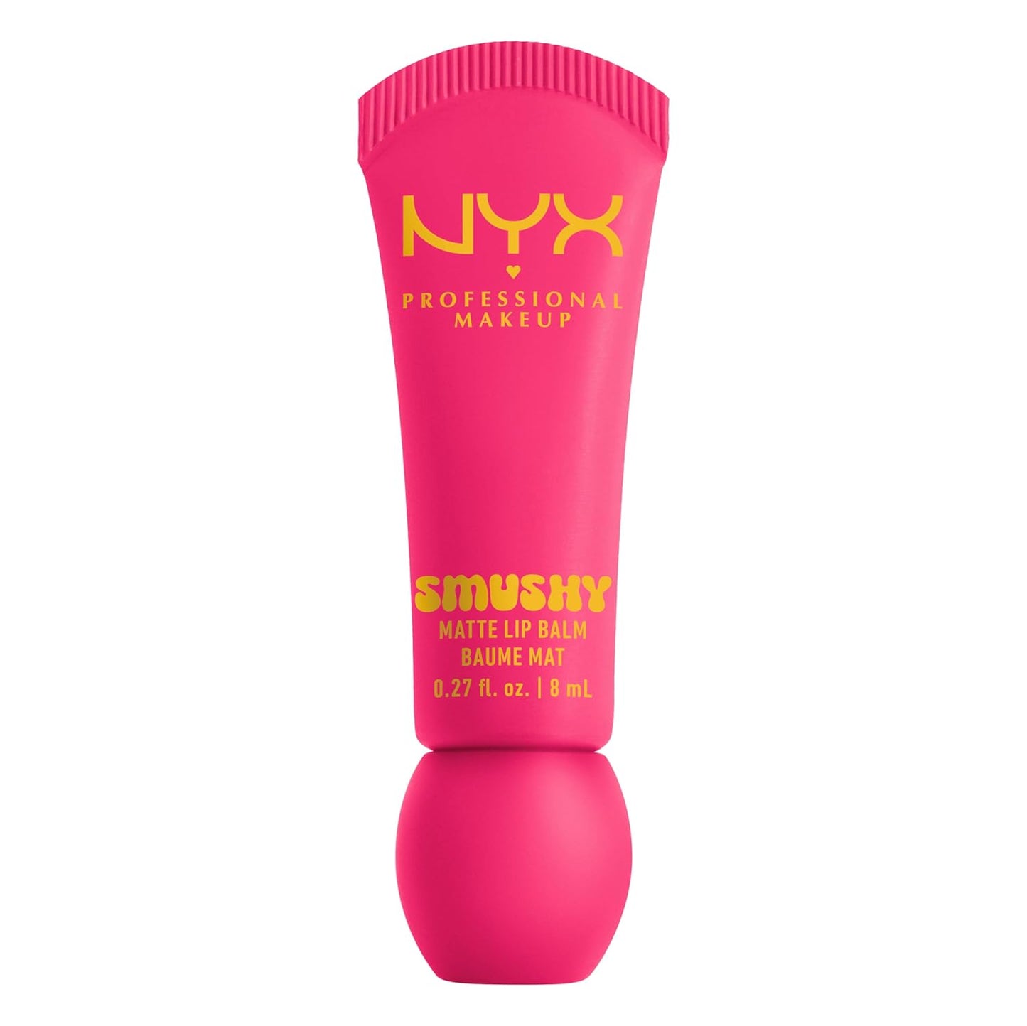 NYX PROFESSIONAL MAKEUP Smushy Matte Lip Balm, Tinted Lip Moisturizer with Soft, Matte Finish - Sweet Smack (Mid-Tone Pink)