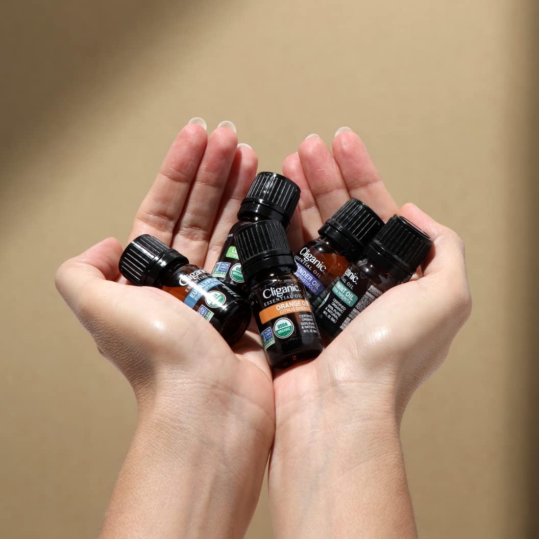 Cliganic Organic Clove Bud Essential Oil, 100% Pure Natural for Aromatherapy | Non-GMO Verified (Packaging May Vary)