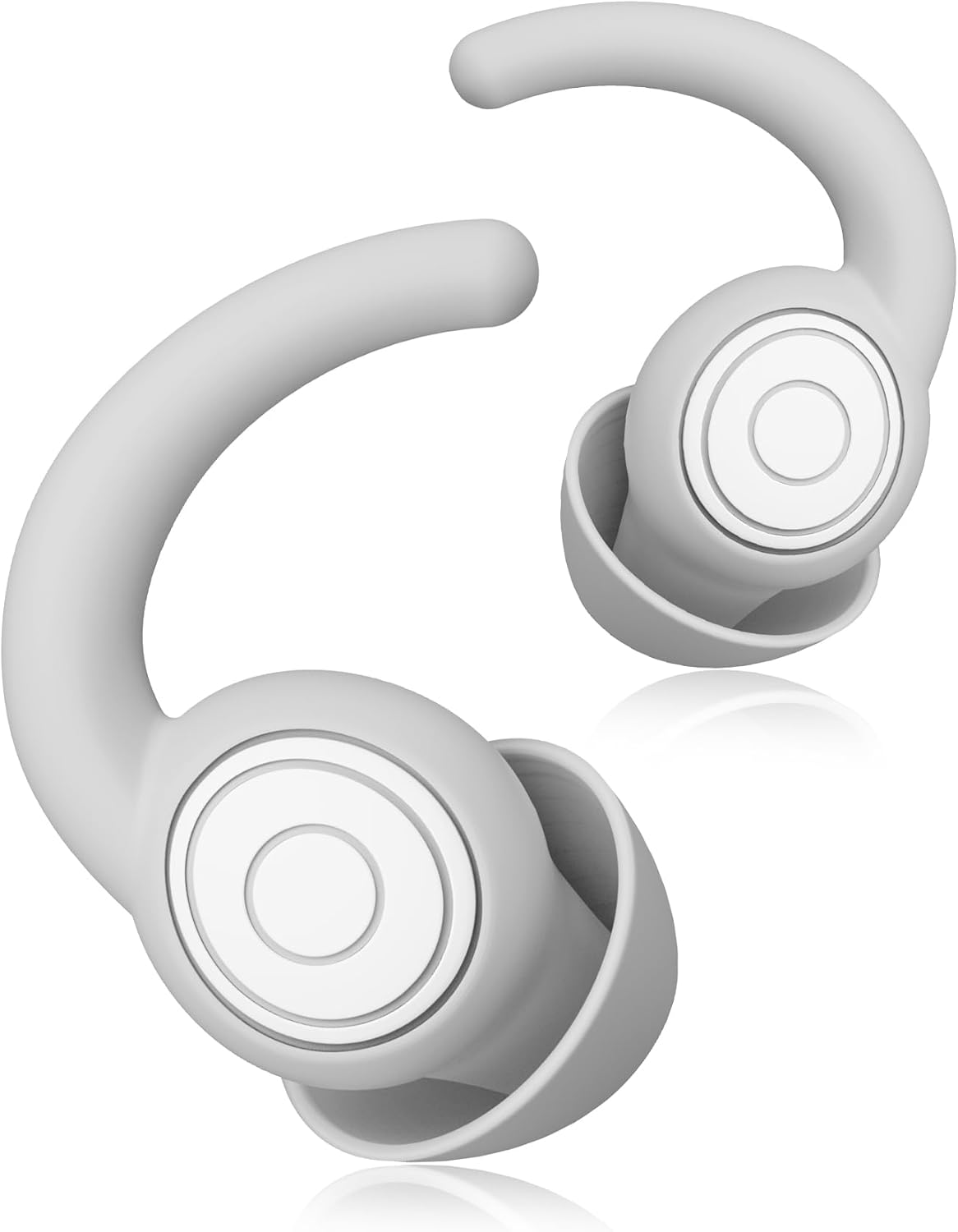 Ear Plugs for Sleeping, Noise Reduction Reusable Earplugs for Sleep, Hearing Protection Soft Comfy Silicone Ear Plugs for Concerts, Focus, Travel, Work, 33dB Noise Cancelling