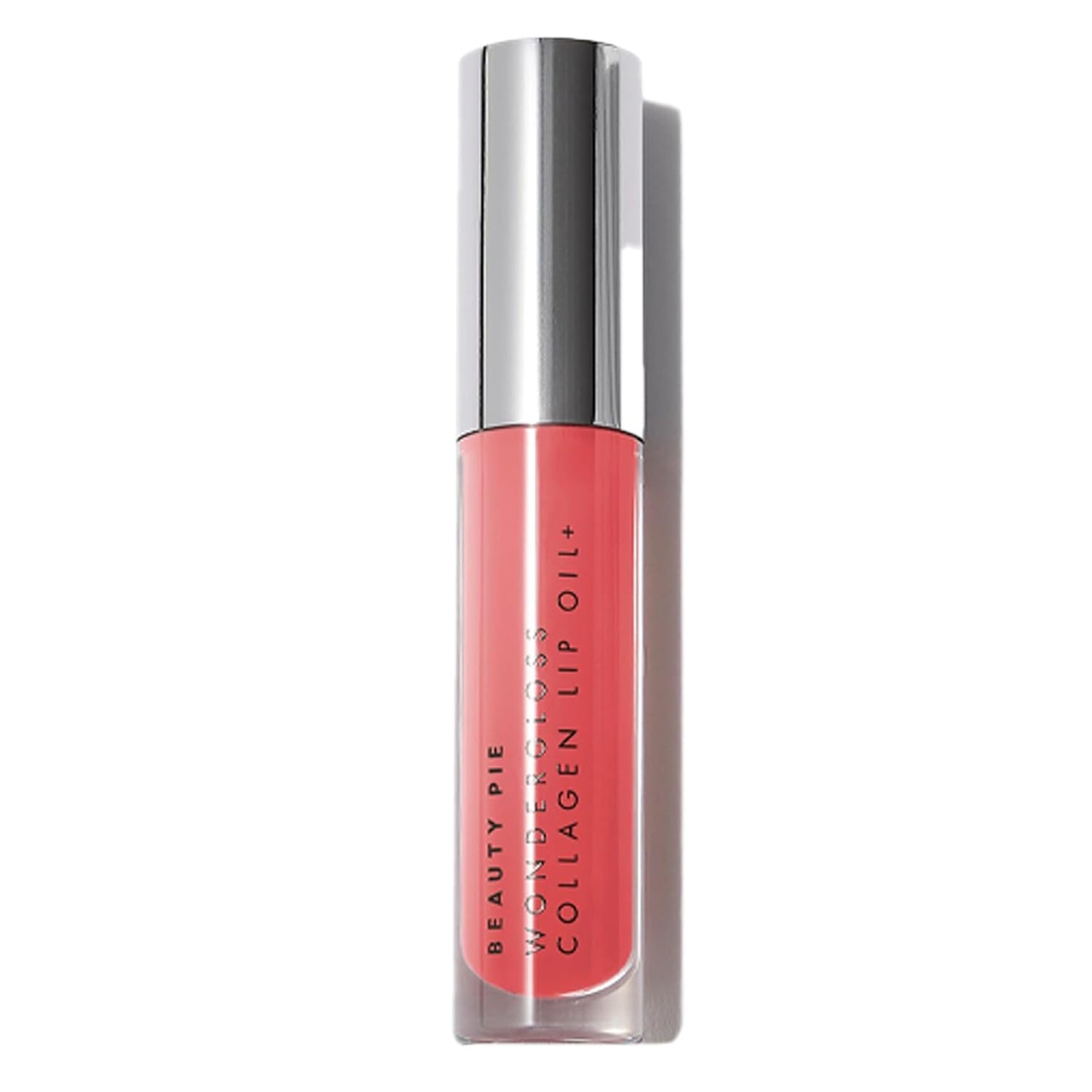 Beauty Pie Wondergloss Collagen Lip Oil + Spicy Pink 0.13 fl oz – Hydrating, Plumping, Non‑Sticky Lip Oil Gloss Hybrid with Collagen AC Micro‑Vectors & Cherry Hibiscus Oils