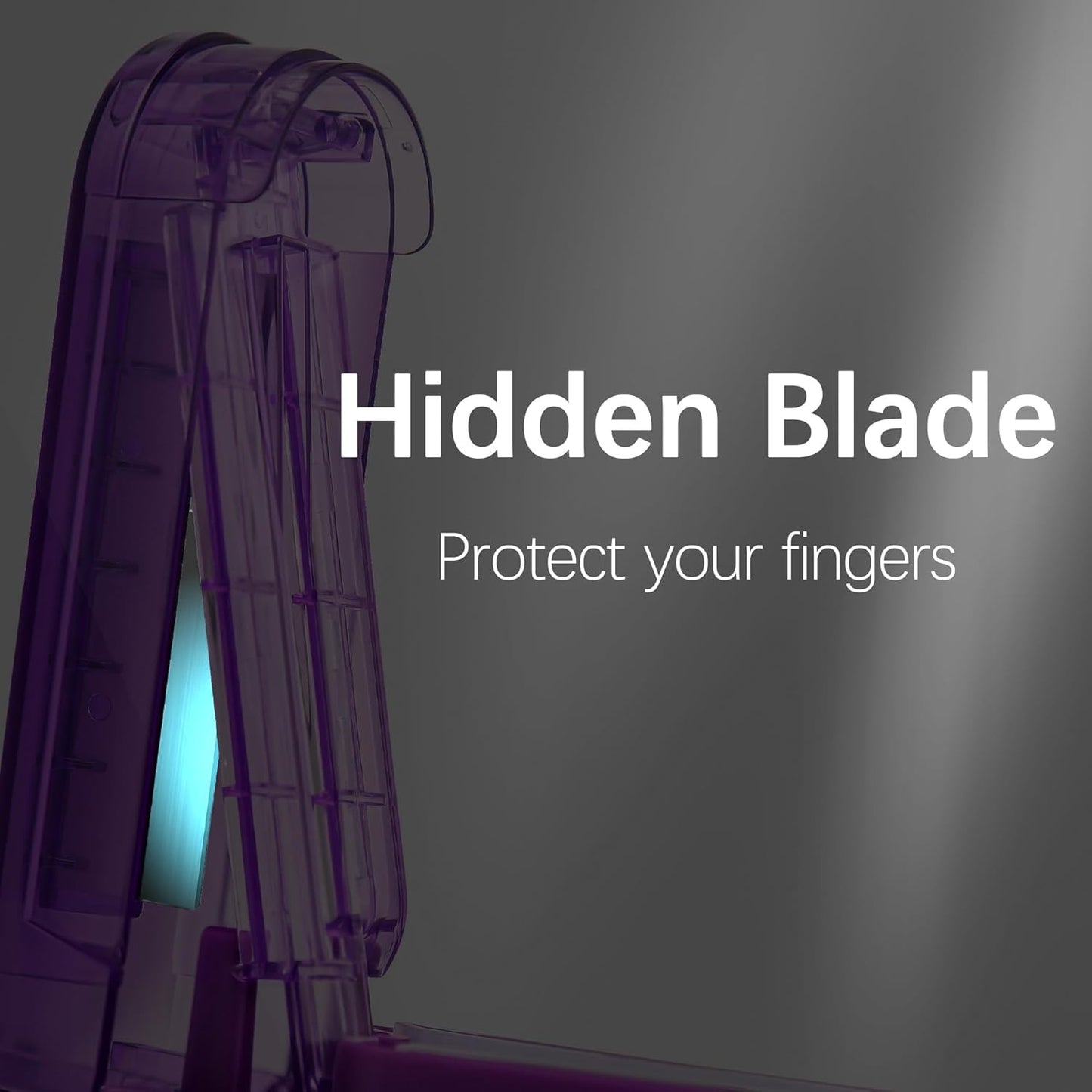 Pill Cutter Splitter for Small and Tiny Pills, Pill Cutter for Small or Large Pills, Pill Splitter for Multiple Pills at a Time with Centering Device and Stainless Steel Blade (Purple)