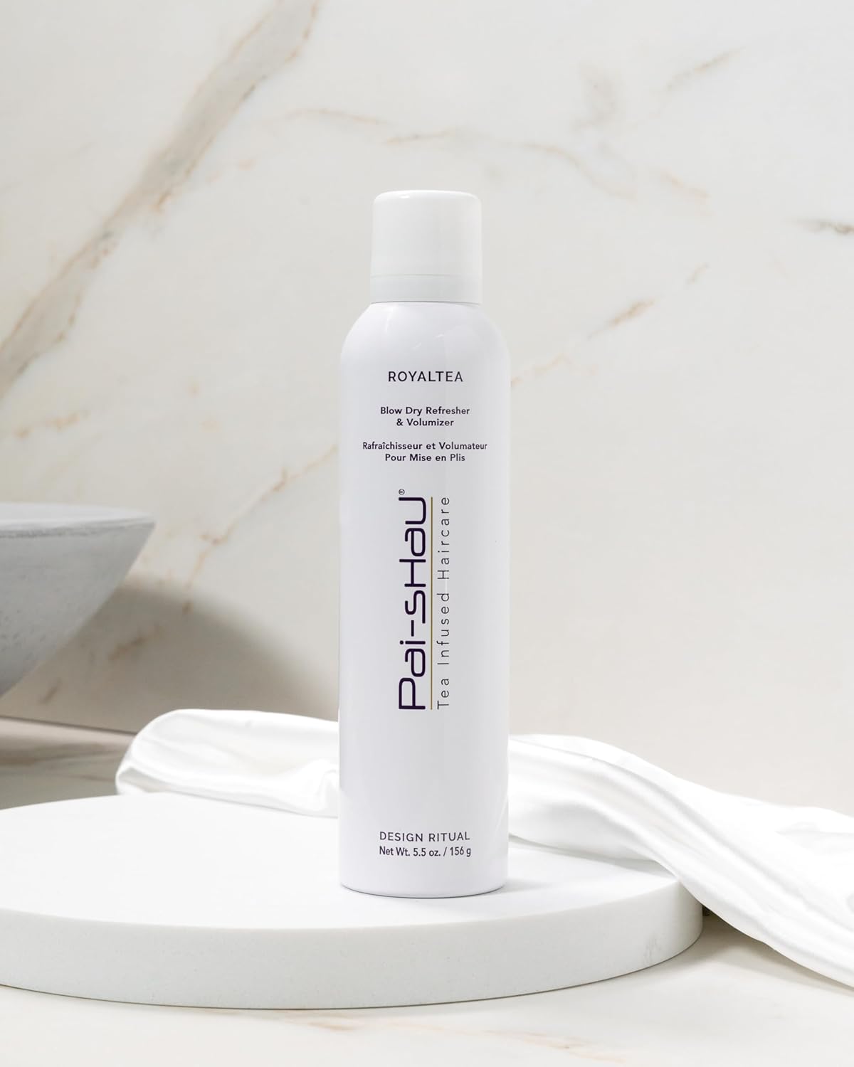 Pai-Shau RoyalTEA - Dry Shampoo for Hair - Hair Volumizer - Hair Refresher - For All Hair Types - 156 g.