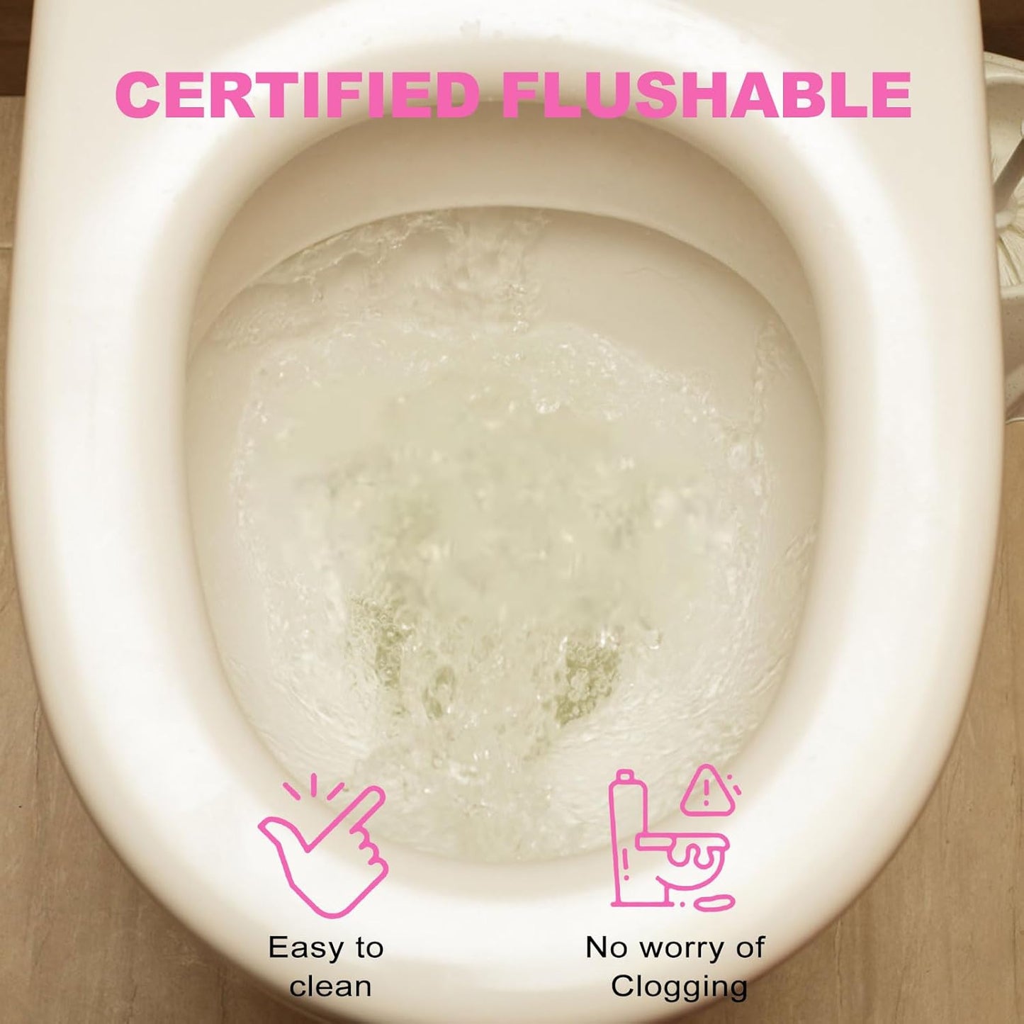 Feminine Wipes Individually Wrapped, Flushable Wipes Travel,Travel Wipes for Women,Feminine Care Wet Wipes Travel Size Vaginal Wipes for Adult, Girl and Homeless 150