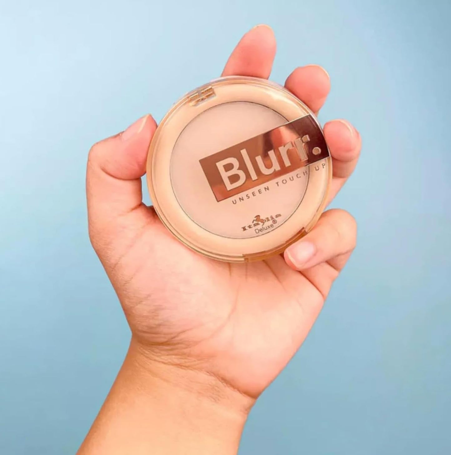 Italia Deluxe Blurr Unseen Touch Up Set & Blot Mattifier - Setting Primer Balm, 0.1 Ounce (Pack of 1), Clear